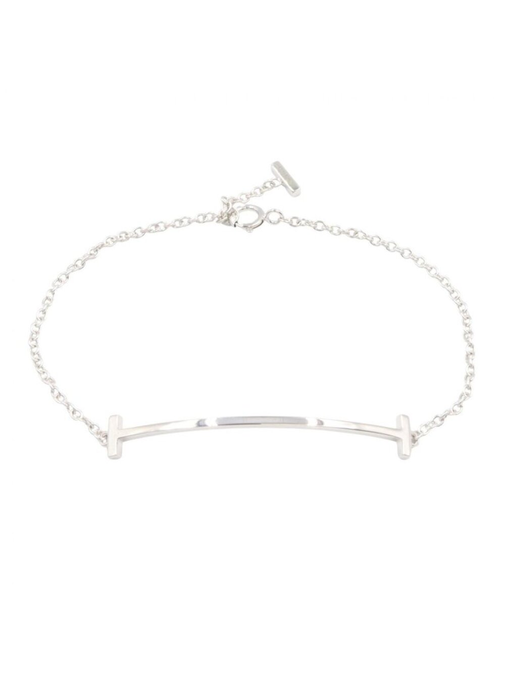 Tiffany & Co Bracelet T Smile Small 18k White Gold